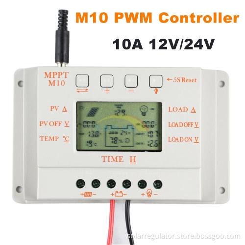 10A Solar Lighting charge controller LCD M10